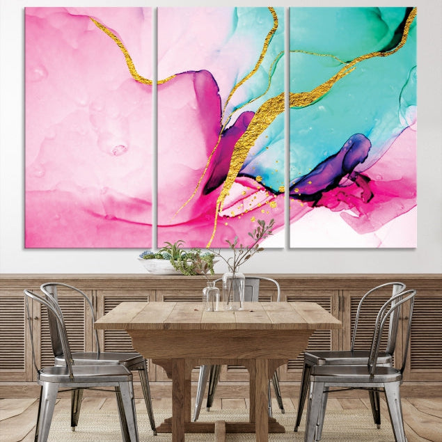 Extra Large Colorful Modern Abstract Canvas Wall Art Giclee Print