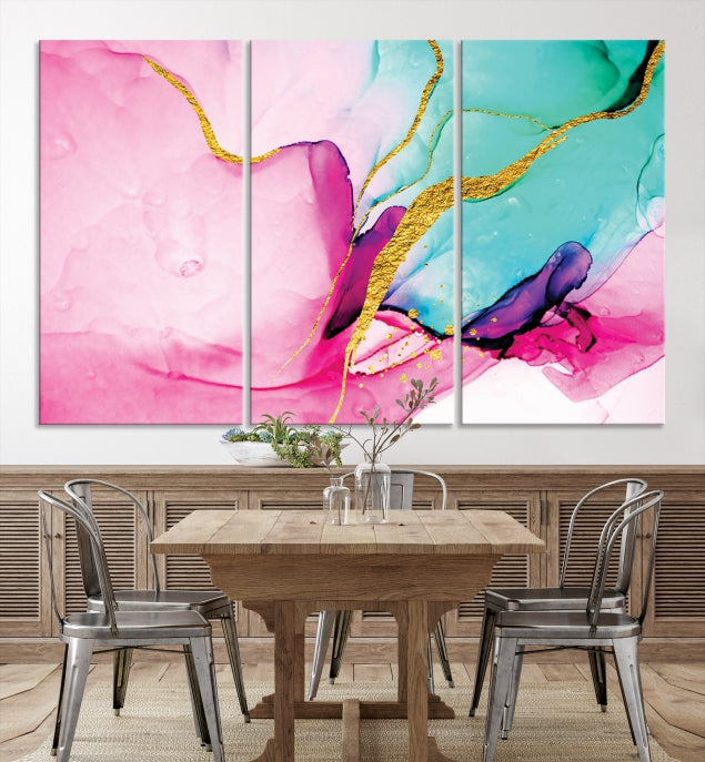 Extra Large Colorful Modern Abstract Canvas Wall Art Giclee Print