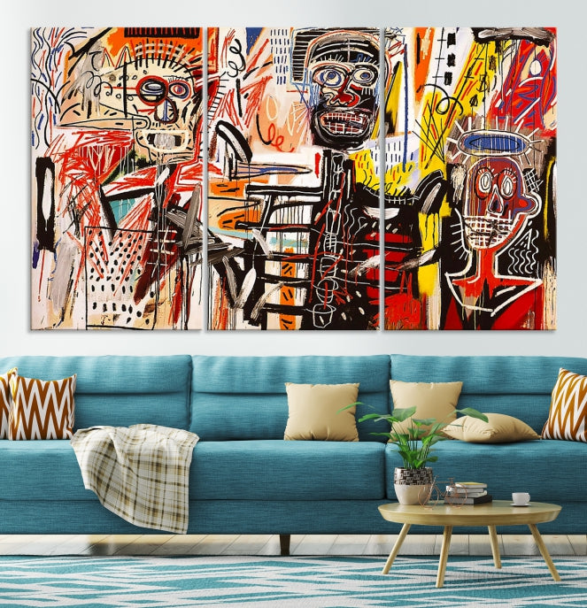 Extra Large Wall Art, Street Art Canvas Art Print, Living Room
