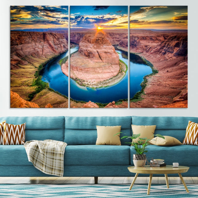 Grand Canyon Landscape Picture on Canvas Giclee Extra Large Wall Art Print