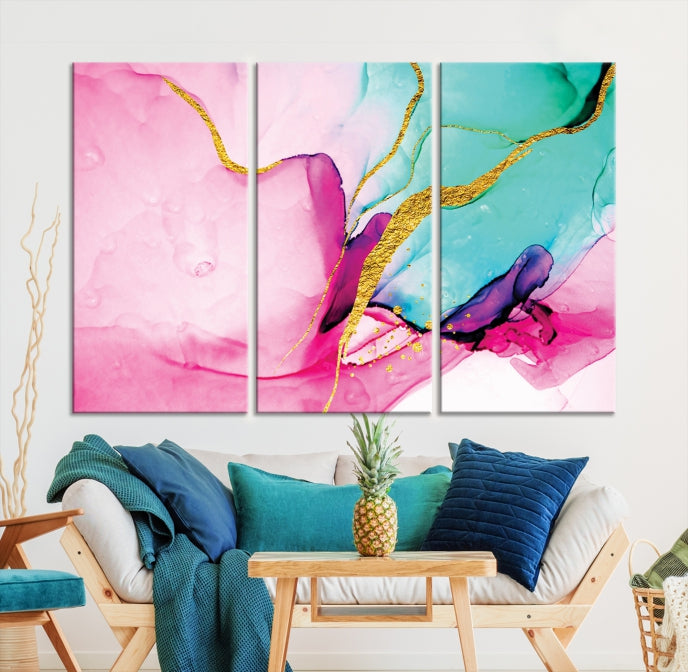 Extra Large Colorful Modern Abstract Canvas Wall Art Giclee Print