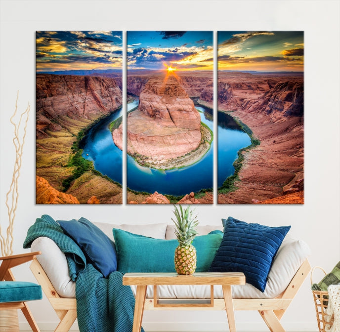 Grand Canyon Landscape Picture on Canvas Giclee Extra Large Wall Art Print