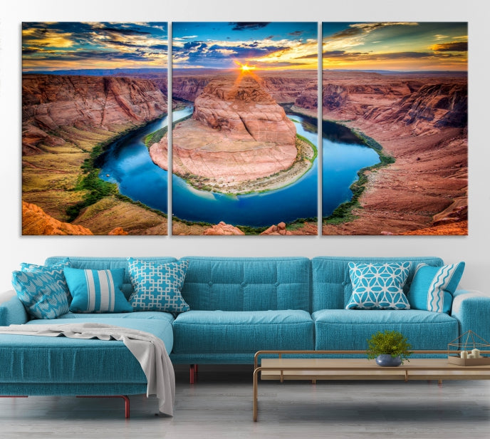 Grand Canyon Landscape Picture on Canvas Giclee Extra Large Wall Art Print