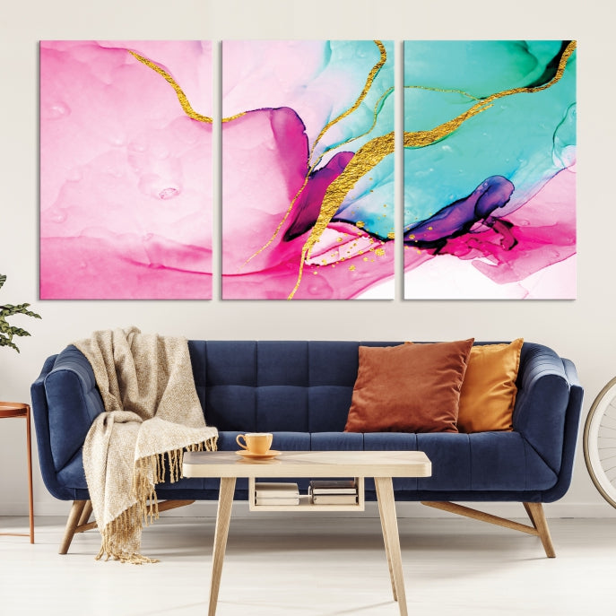 Extra Large Colorful Modern Abstract Canvas Wall Art Giclee Print