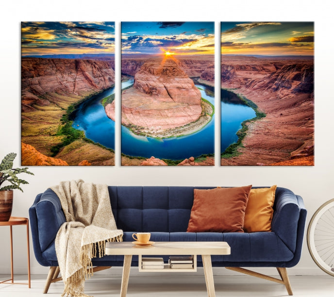 Grand Canyon Landscape Picture on Canvas Giclee Extra Large Wall Art Print