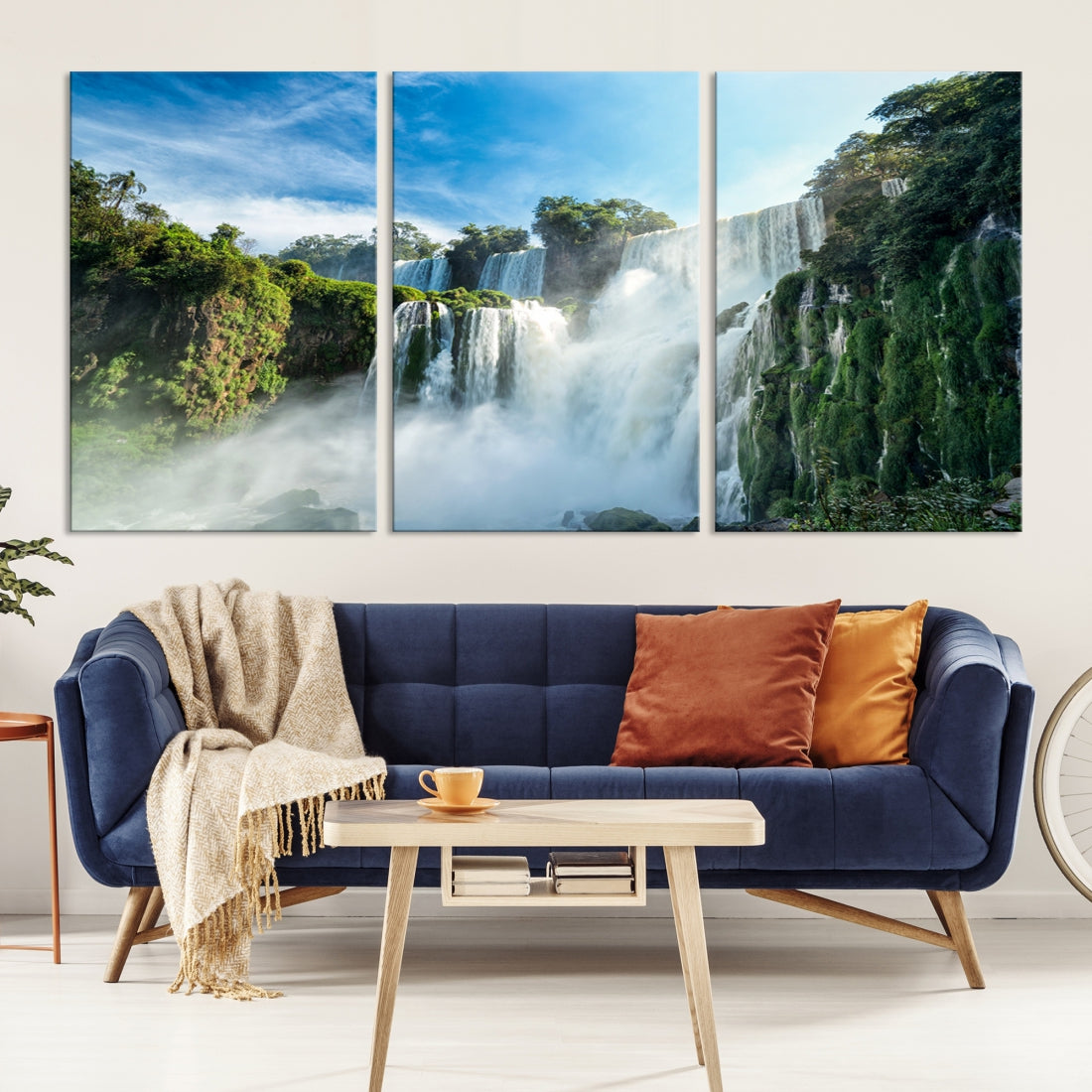 Iguazu Falls Large Wall Art Canvas Print