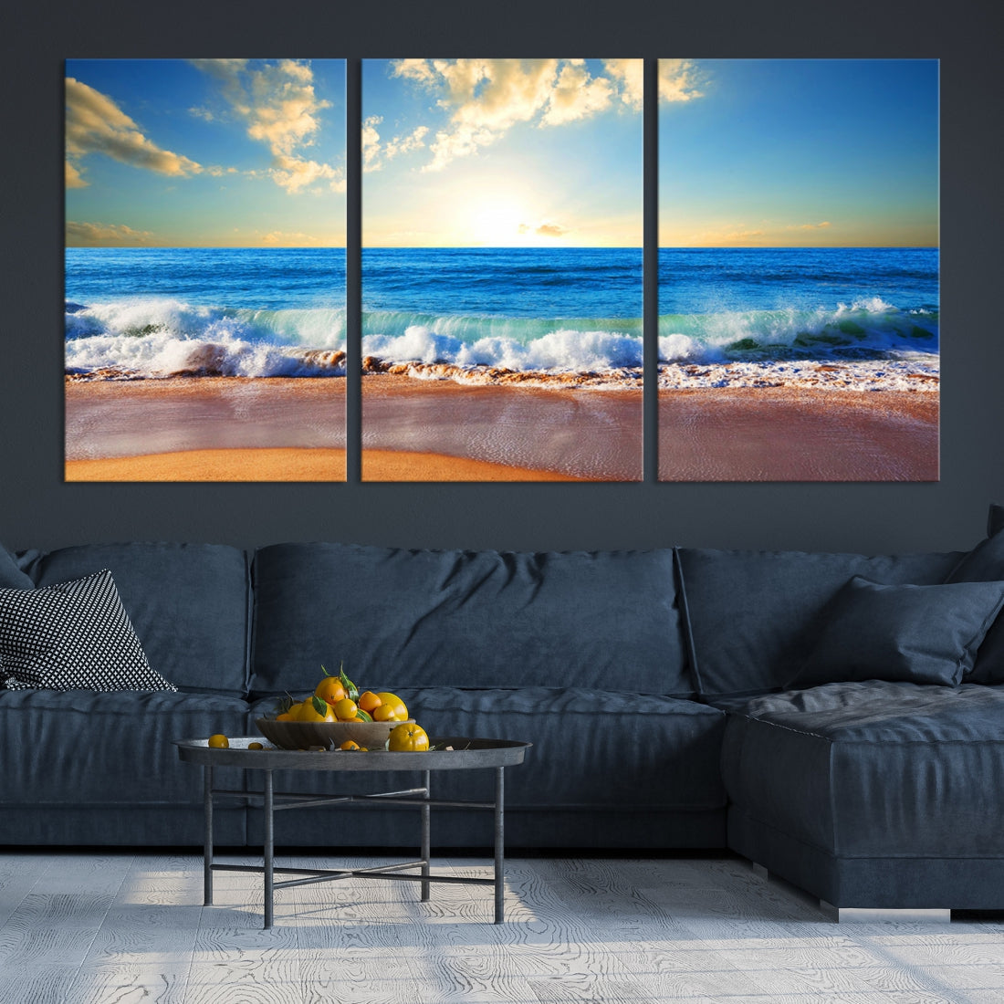 Ocean Wave See Canvas Wall Art Beach Canvas Print