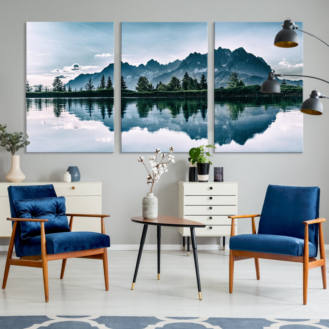 Spectacular Bernardo O'Higgins National Park Canvas Wall Art Print Framed Modern Living Room Wall Decor