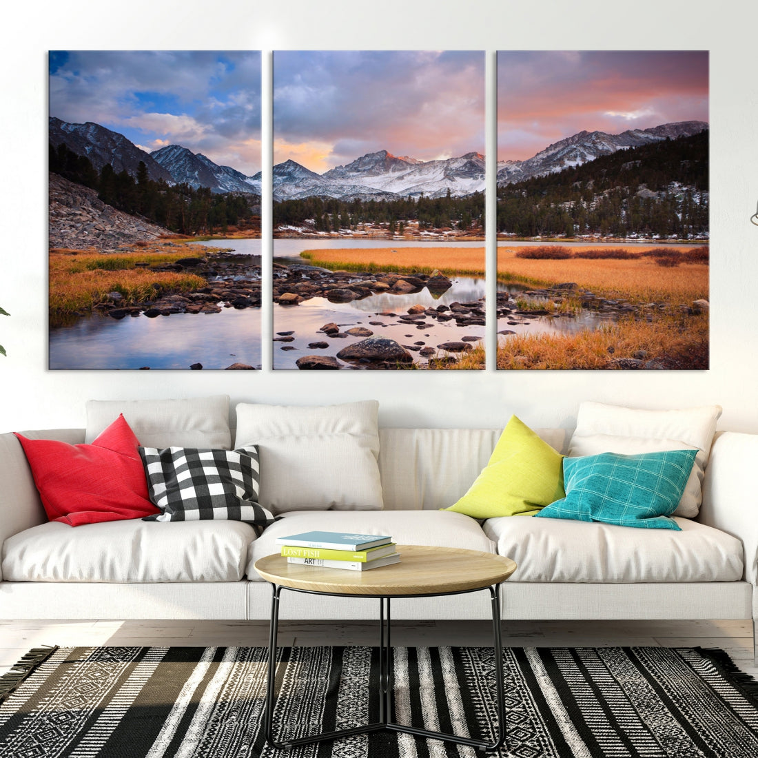 Marvellous Mountain Landscape Canvas Wall Art Giclee Print Nature Framed Art Print