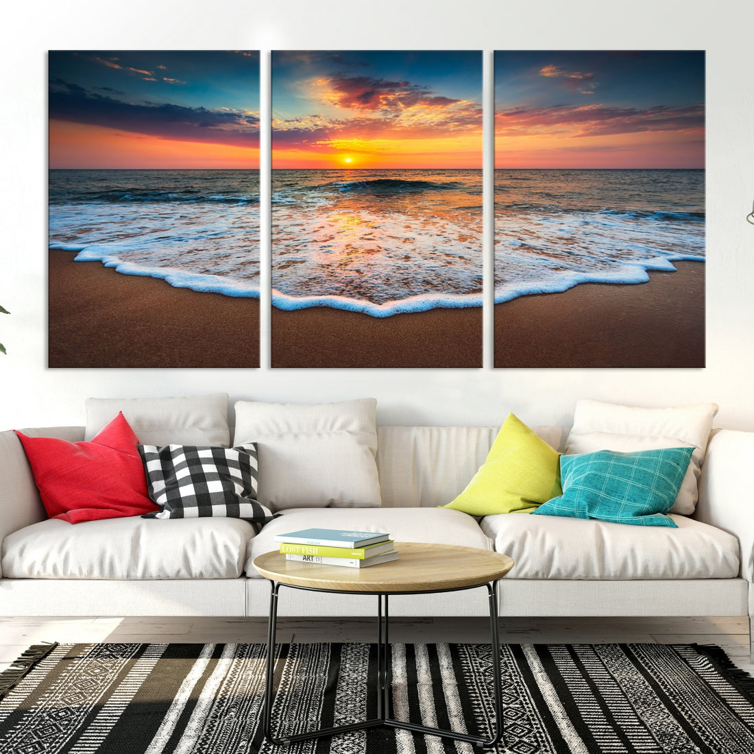 Fishing Tackle Canvas Paintings Wall Decor Living Room 5 Piece