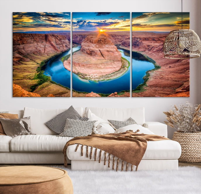 Grand Canyon Landscape Picture on Canvas Giclee Extra Large Wall Art Print